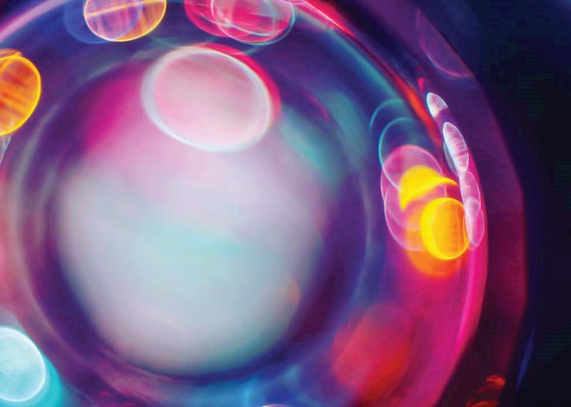 Colorful, circular, abstract image